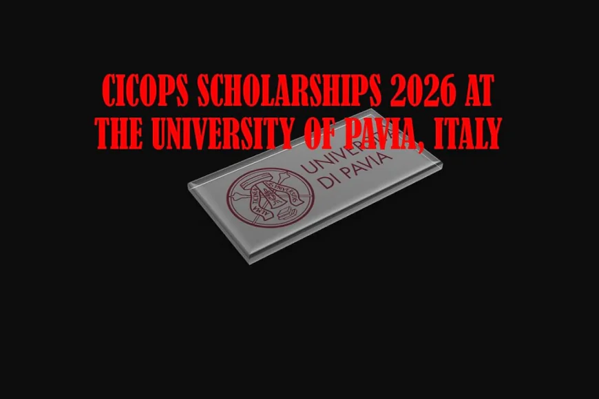 CICOPS Scholarships 2026 at the University of Pavia, Italy: A Complete Guide